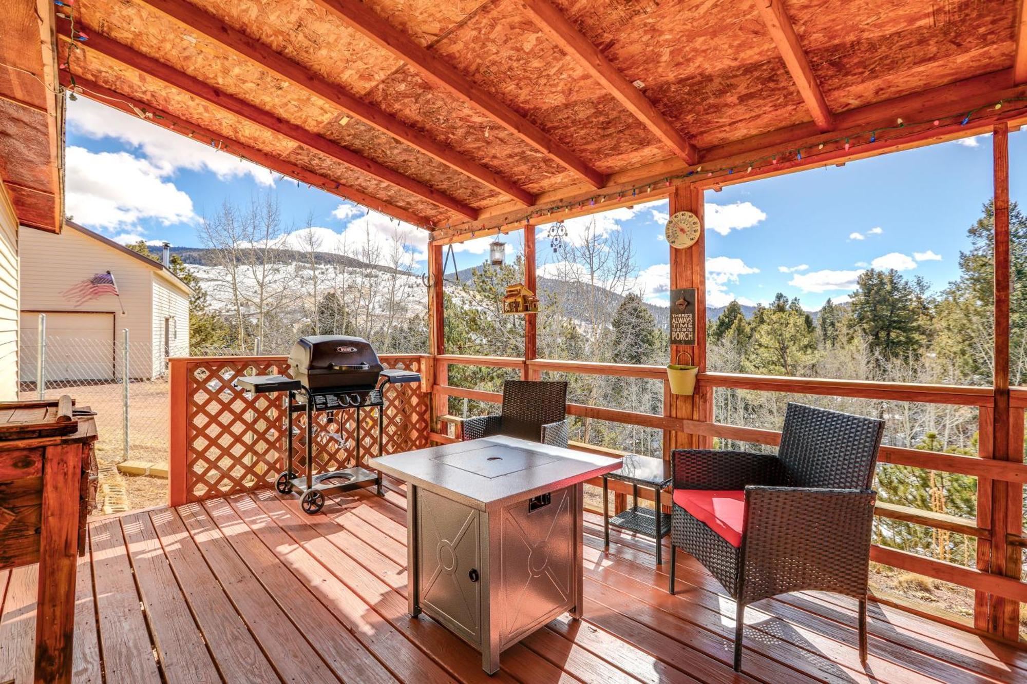 Colorado Vacation Rental With Deck And Mtn Views Cripple Creek Eksteriør bilde